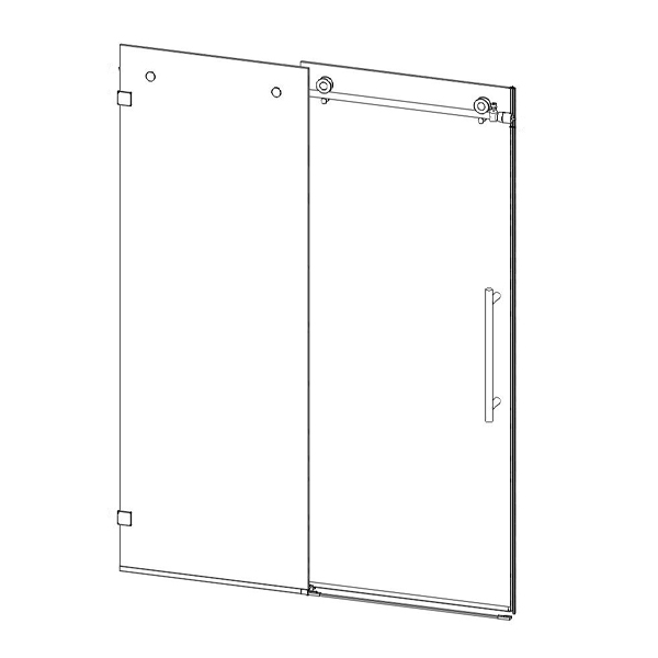 Royal Homes Shower Enclouser 48×73" Clear