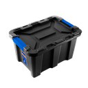 Wadfow 25L Plastic Storage Tote 18.5 x 13 x 10.5 In.