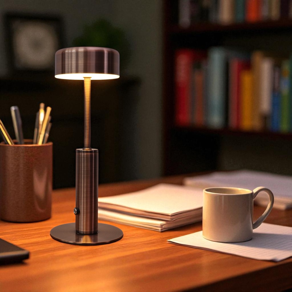 Royal Homes Table Light USB, Gold/ Silver/ Black