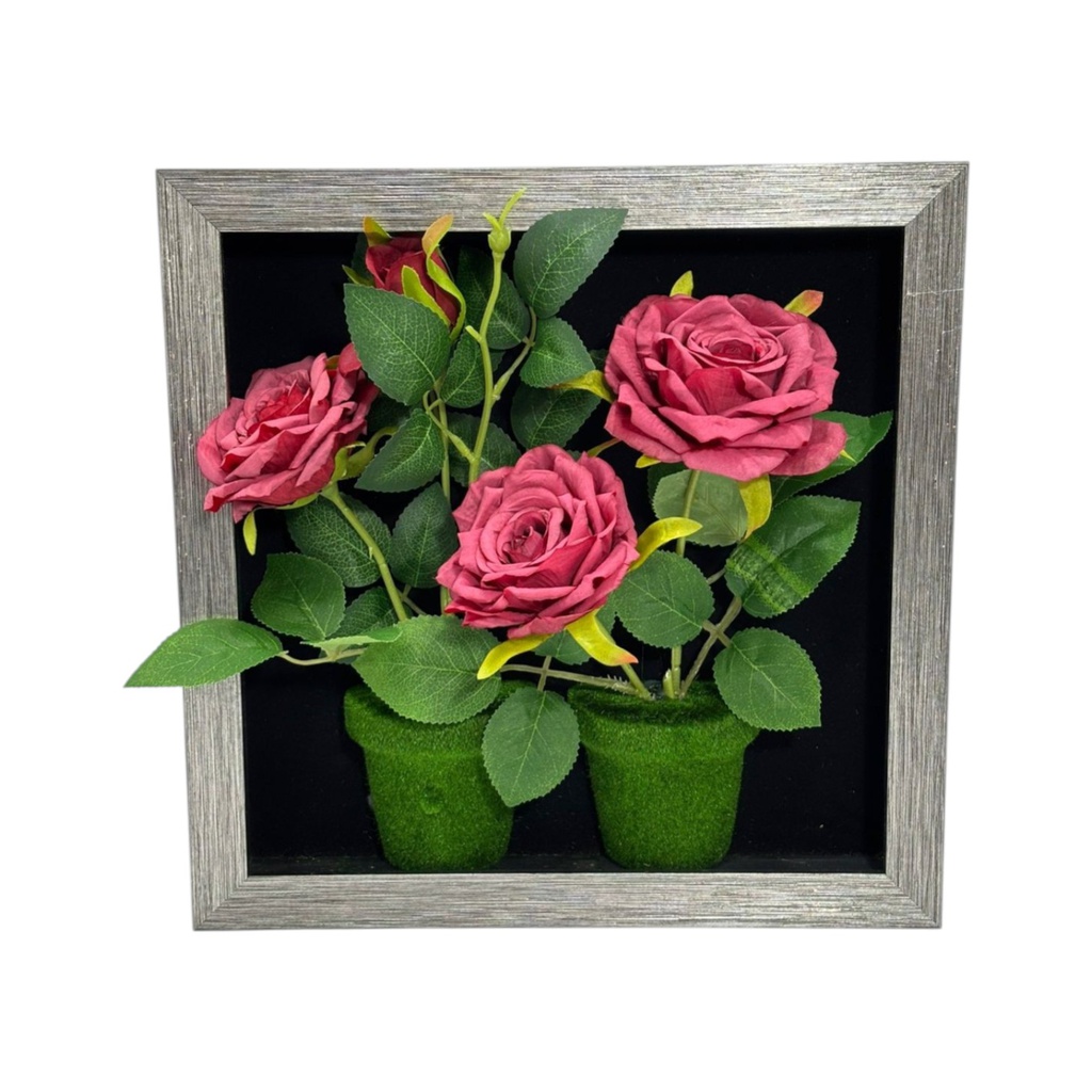 Classy Homes Artificial Plants With Frame, 30x30cm