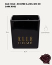 Elle Home Dark Rose Vanilla Scented Candle