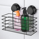 Royal Homes Shower Caddy With Super Suction, Black