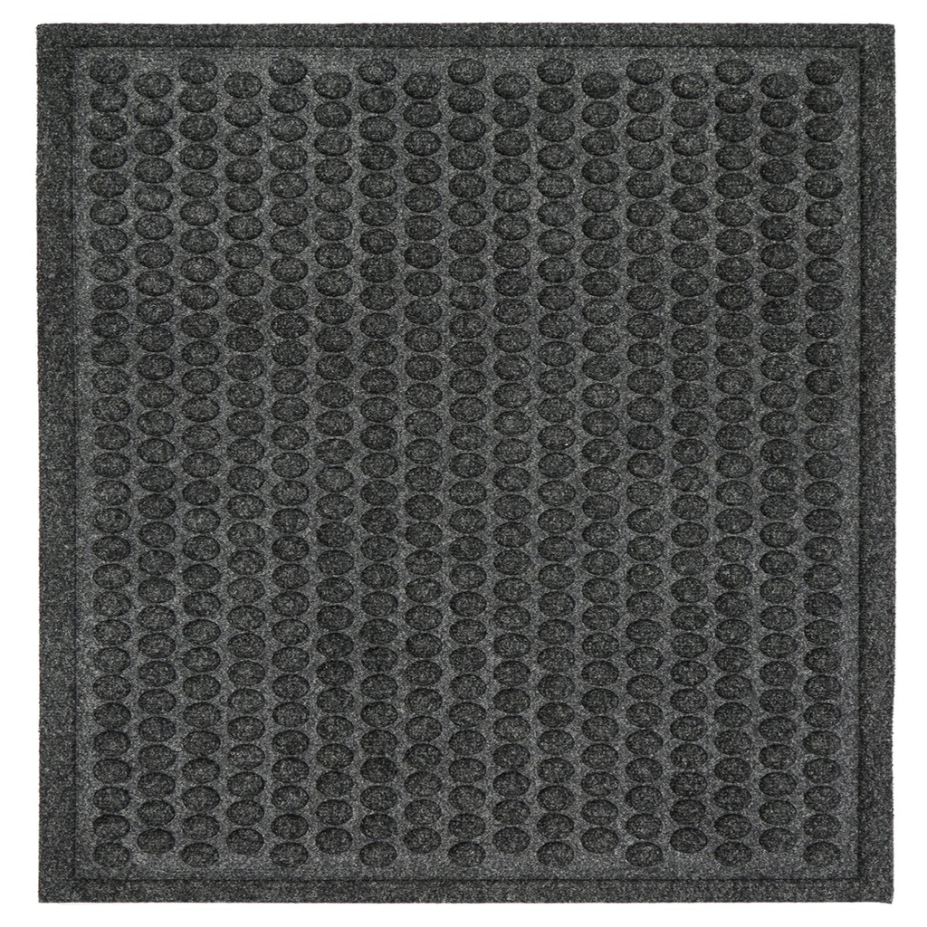 Mohawk Home Entry Mat Dots Impressions 24 x 36 In. Charcoal