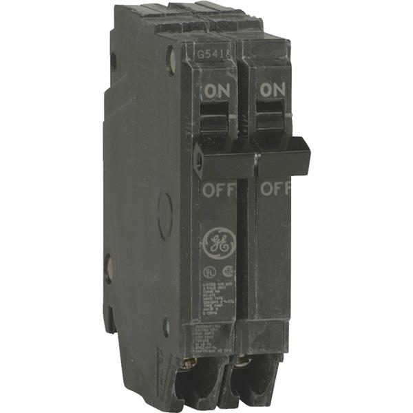 ^GE THQP 50A Double-Pole Standard Trip Circuit Breaker