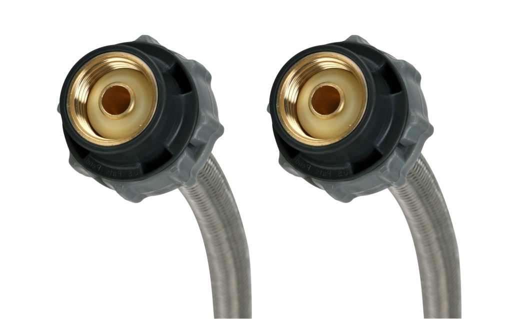 ****Fluidmaster Click Seal 1/2 In. FIP x 1/2 In. FIP x 16 In. L Braided Faucet Connector, Stainless Steel