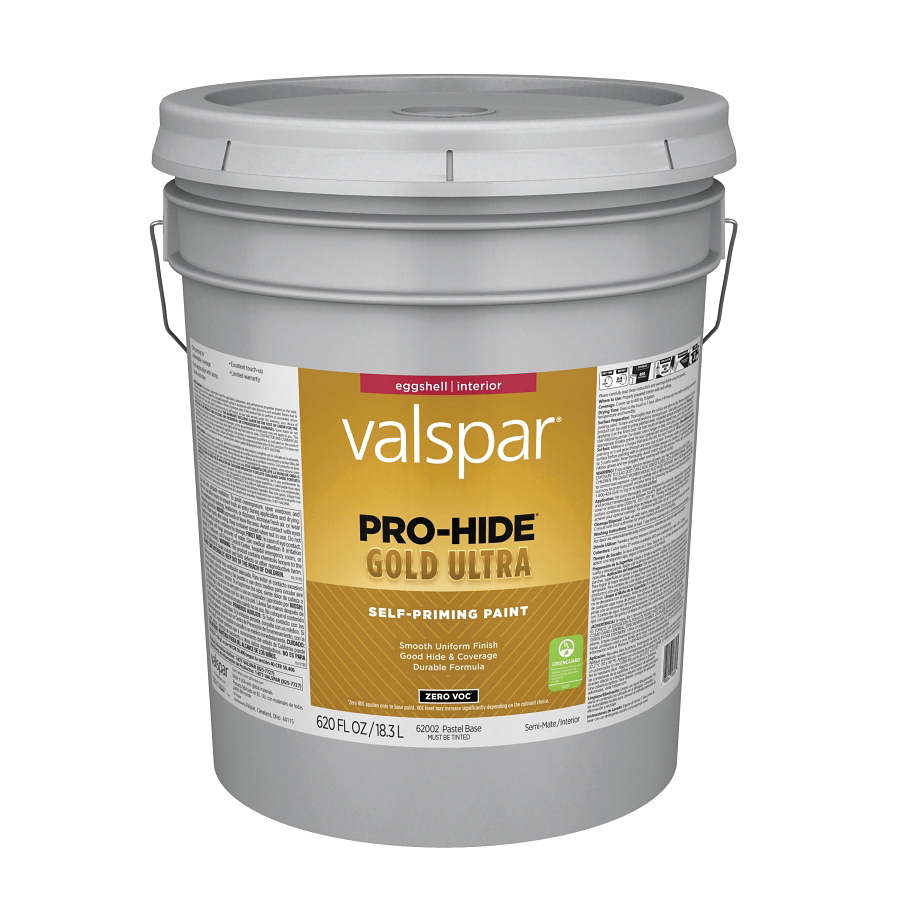 ****Valspar Pro-Hide Gold Ultra Zero VOC Latex Eggshell Interior Wall Paint, Pastel Base, 5 Gal.
