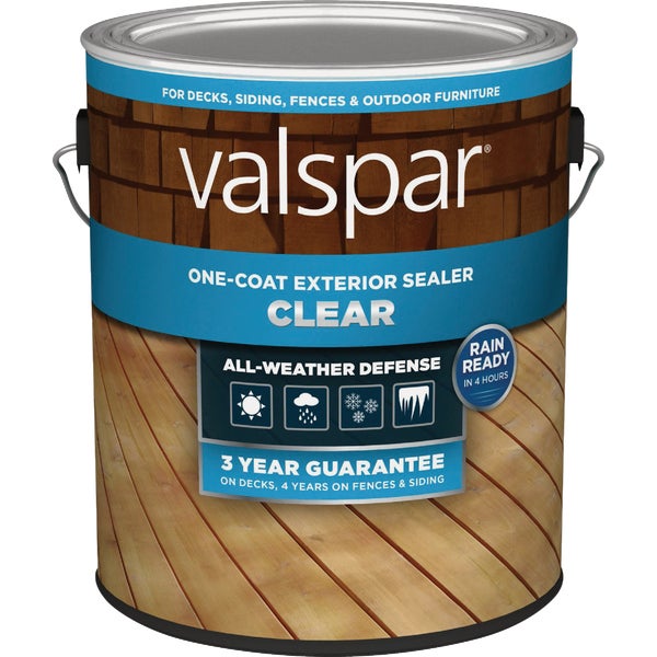 ****Valspar One-Coat Deck Stain, Clear, 1 Gal.