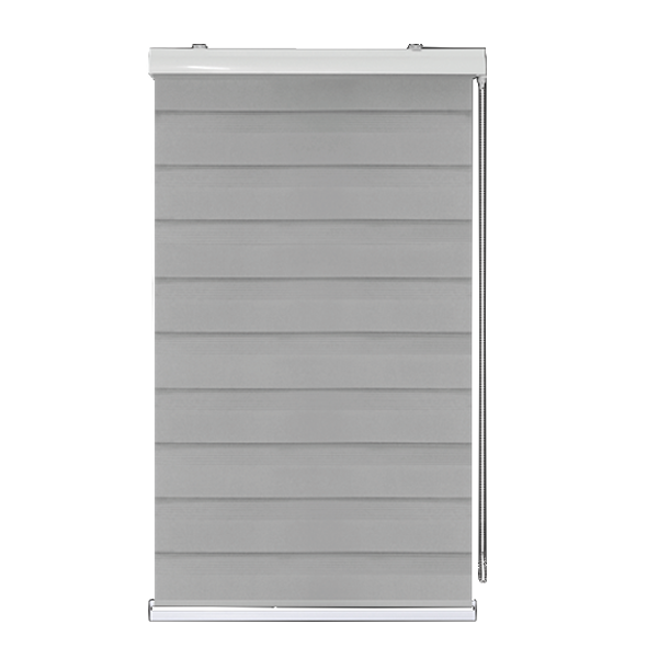 Kenneth Cole Luxury Zebra Blinds 72x90 In. (Daylight) Grey