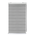 Kenneth Cole Luxury Zebra Blinds 78x90 In. (Daylight) Grey