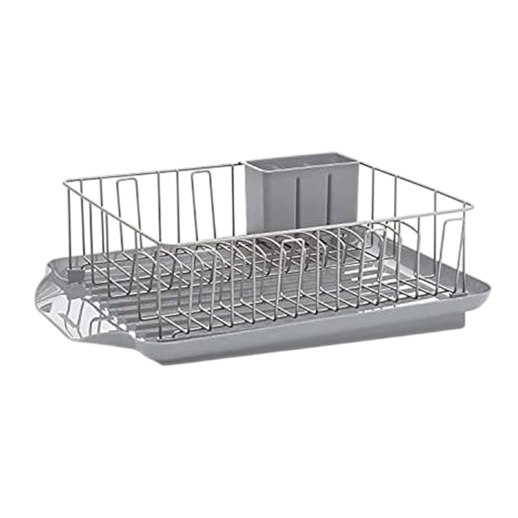 Farberware Classic 3pc Full Dish Rack, Gray