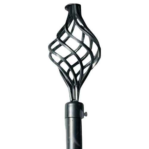 Classy Homes Curtain Rod 28-48 In., Champagne Silver - Painted