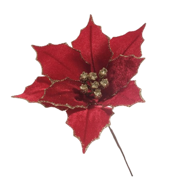 Miro Christmas Poinsettia 26cm, Red