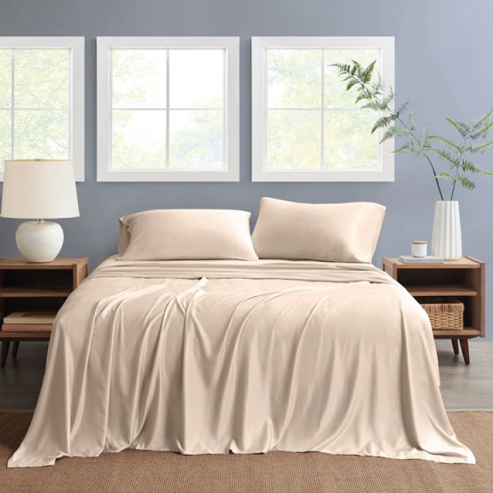 Nautica Queen Sheet Set 4pc Beige