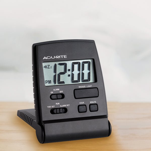 Acu-Rite Digital Travel Alarm Clock