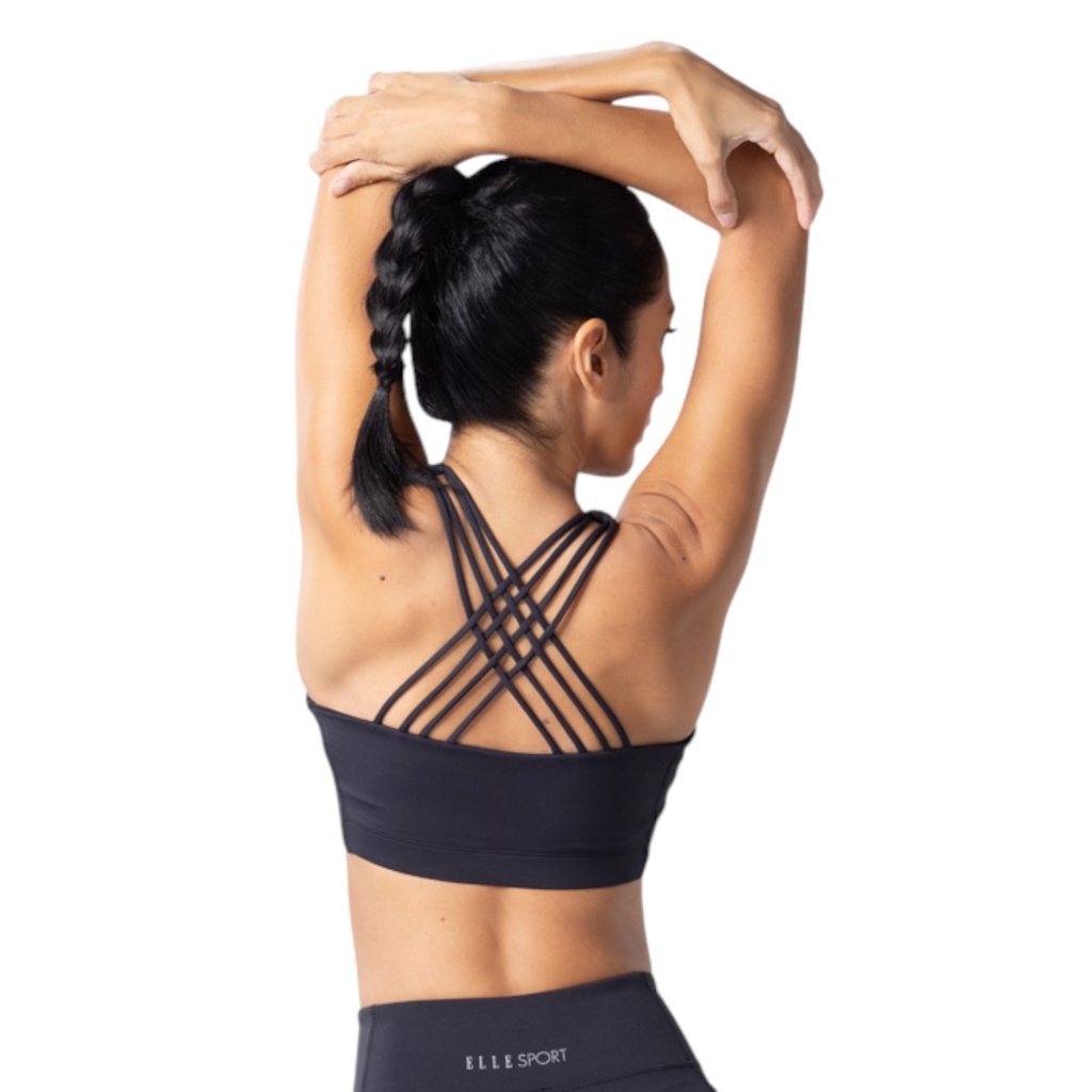 Elle Sport Sports Bra, Black