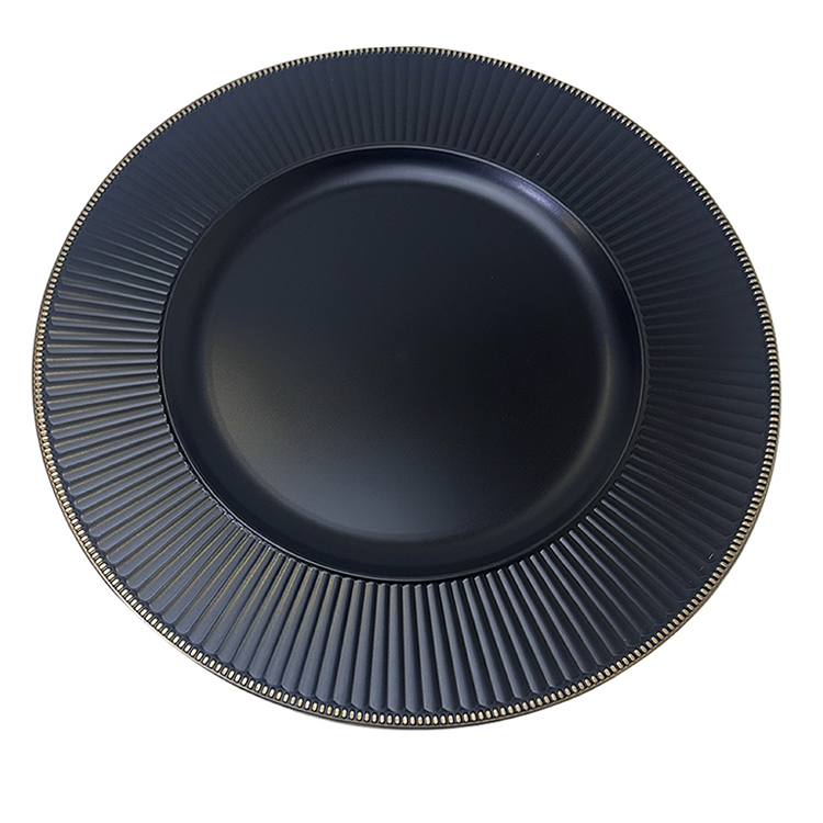 SoHo Charger Plate, Black
