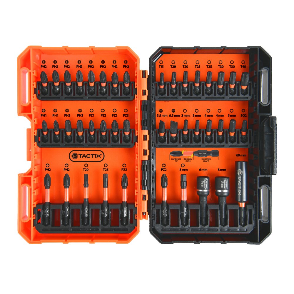 Tactix 42pc Impact Bit Set