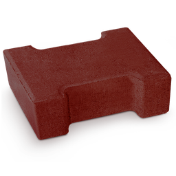 [P054604] Bescrete 60MM Interlocking I Paver, Red x528Pcs