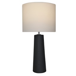 [111083T-1BK] ^G-light Ceramic Table Lamp, E27, Black