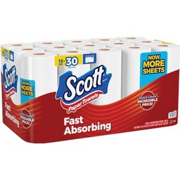 [56674/ 55417] Scott Choose-A-Sheet Paper Towels (15 Double Rolls)