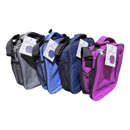 [46526] Manna Rectangle Zipper Lunchbag - Asst