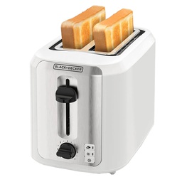 [TR7827-1WDLA] Black &amp; Decker 2-Slice Toaster, White