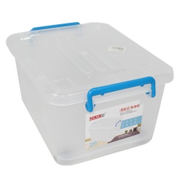 [HHSO-SRRK-01022 / DMSB3853/ZY-132  / YYF-107] Duramade Plastic Storage Tote With Wheels 15 x 21 x 12 In., White