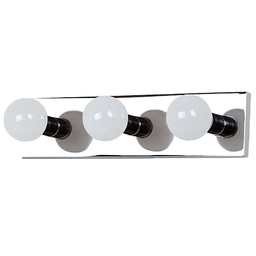[11 4203-0  /  RH9141-1 / D5290-CH / RHVWL31716] Royal Homes 3-Light Vanity Wall Lamp 3 x E27, Mirror Chrome Finish