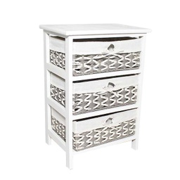 [HHHD-CBNT-01003/ RH65C4028 / RH65C4028/ZY-132] Royal Homes 3-Drawer Storage Cabinet 16x11x23 In.
