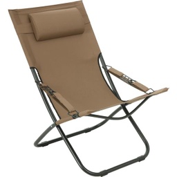 [ZD-703WP-T] ****Outdoor Expressions Folding Hammock Chair with Headrest, Tan