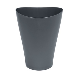 [2116757 / 9389461] Rubbermaid Spa Works Vanity Wastebasket 2.25 Gal. / 9 Qt. Gunmetal