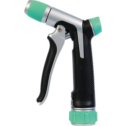 [825602-1001 / 2797132] Gilmour Stainless Steel Adjustable Pistol Nozzle, Black &amp; Green