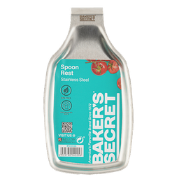 [BS40046] Baker's Secret Spoon Rest (25x10.8cm) 9.8 In. Stainless Steel