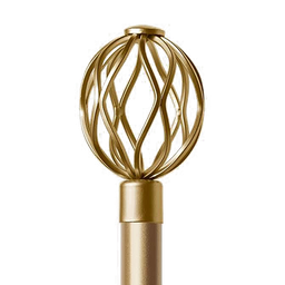 [722-MB2001-2848SILVER CHCR28499 / 1434260] ****Classy Homes Curtain Rod 28-48 In., Silver - Plated