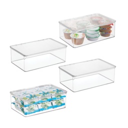 [63132ES] iDesign Clarity Stackable Kitchen Bin 7.1 x 10.7 x 3.7 In. Clear