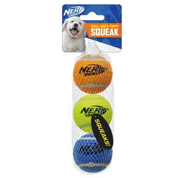 [5099] ****Nerf Dog Squeak Tennis Balls 2 In. (3-Pack)