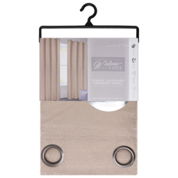 [WPSG44569FBC] Lenox Grommet Window Curtain Panel 55 x 90 In. Natural