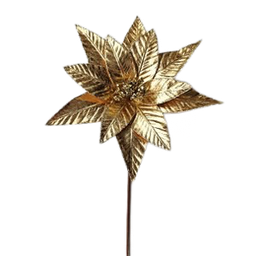 [XQ1672A0284GF] Christmas Poinsettia Stem 35x60cm